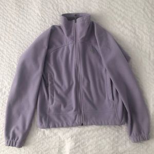North Face Lavender Zip up Sweater/Jacket